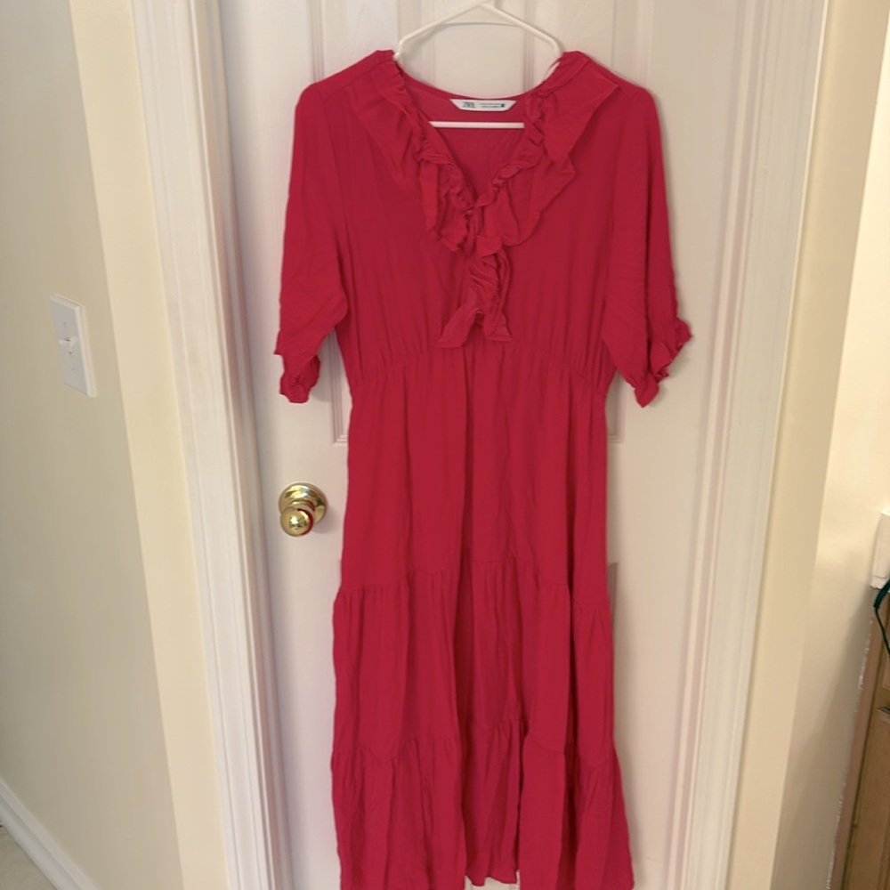 Hot Pink Zara dress